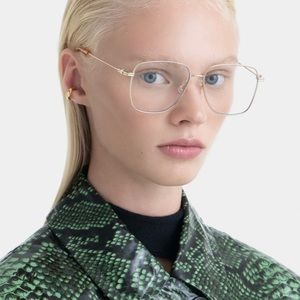 Gentle Monster ChaCha 031 Oversized Square Glasses In Gold